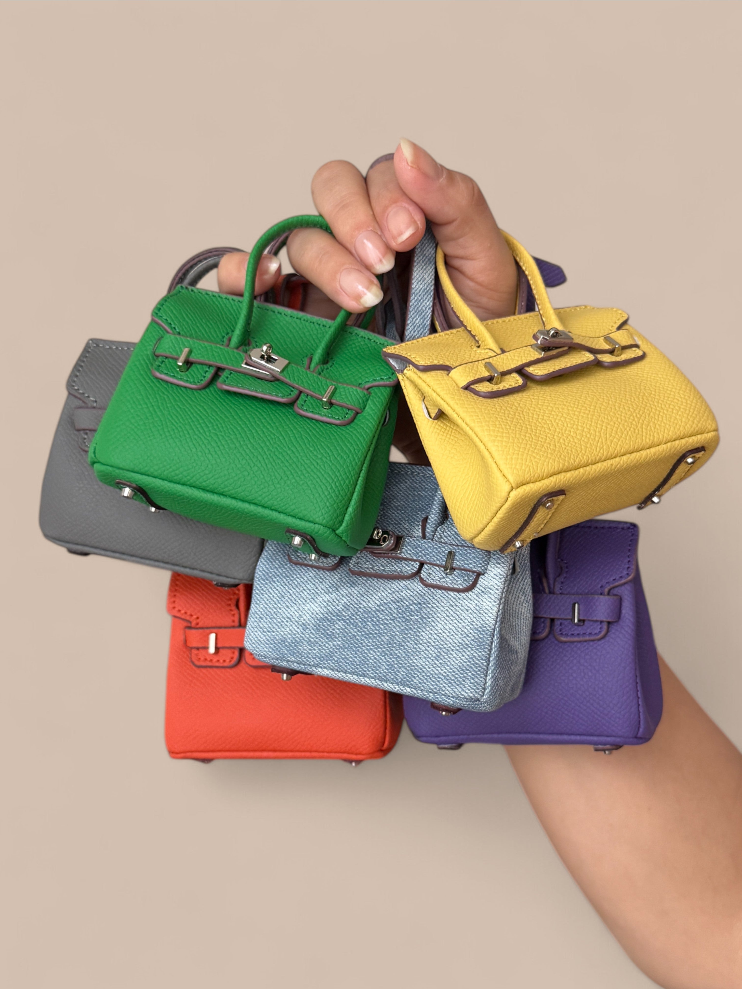 Mini bag charms