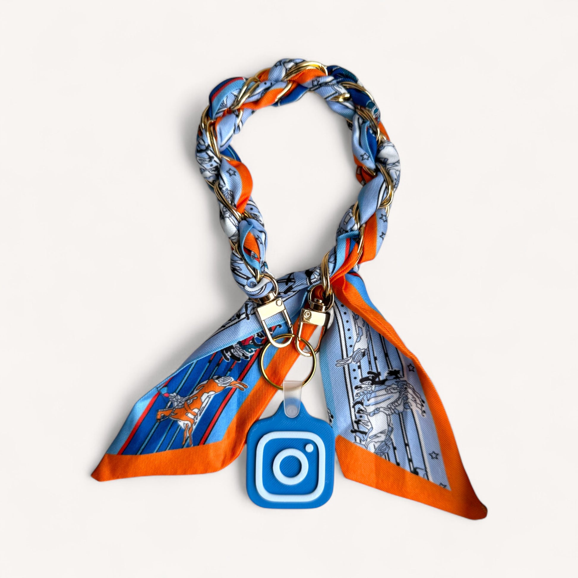 Sapphire sunset charm