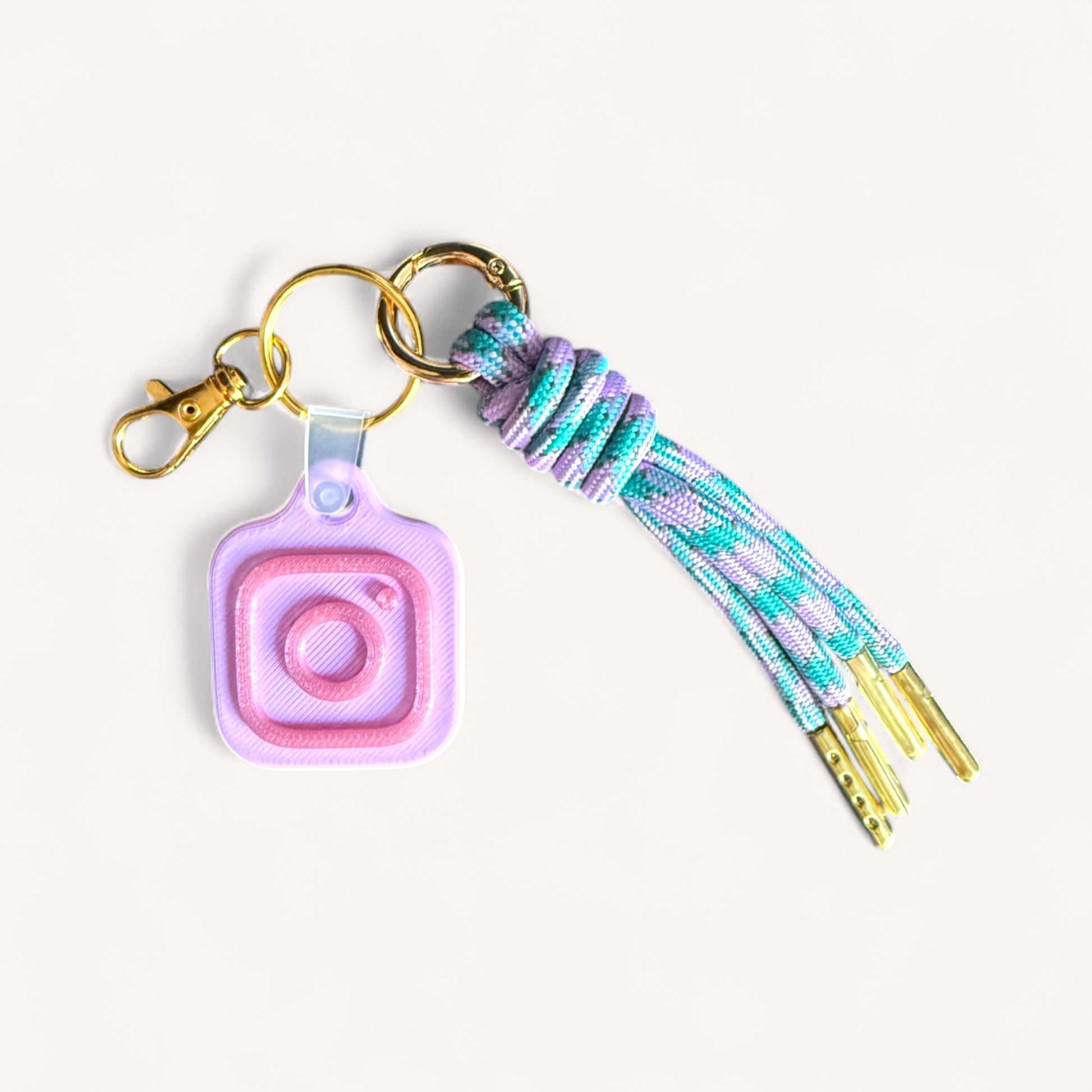 Purple glow duo charm